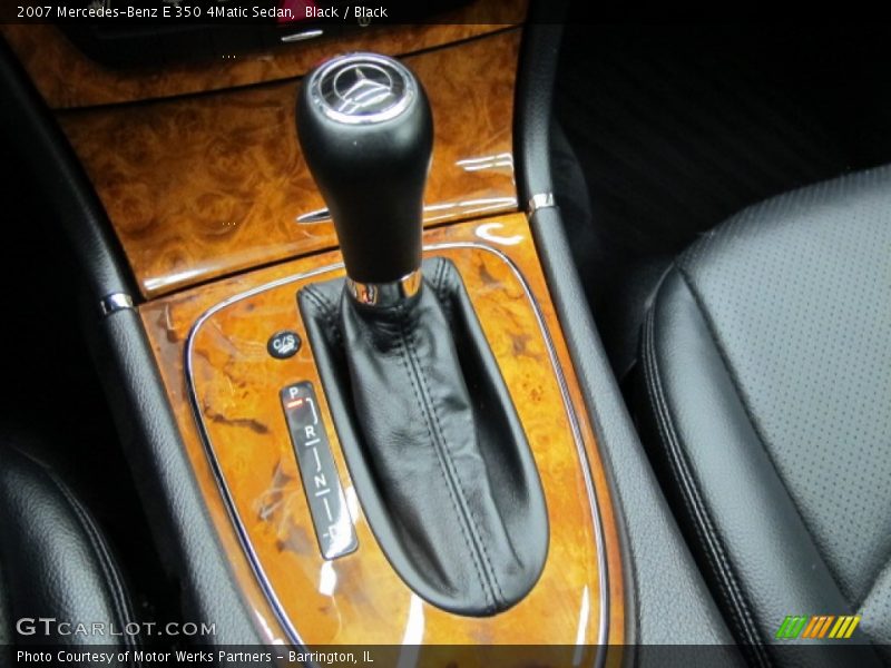 Black / Black 2007 Mercedes-Benz E 350 4Matic Sedan