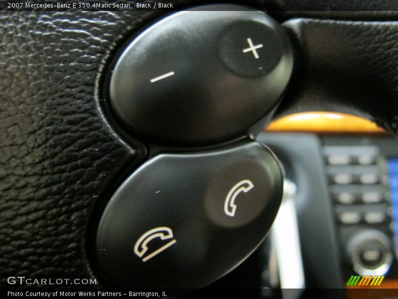 Black / Black 2007 Mercedes-Benz E 350 4Matic Sedan