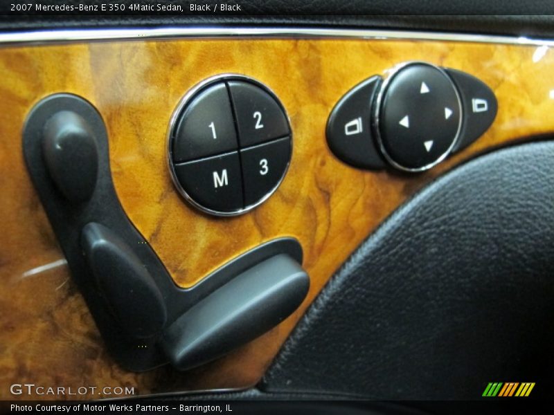 Black / Black 2007 Mercedes-Benz E 350 4Matic Sedan