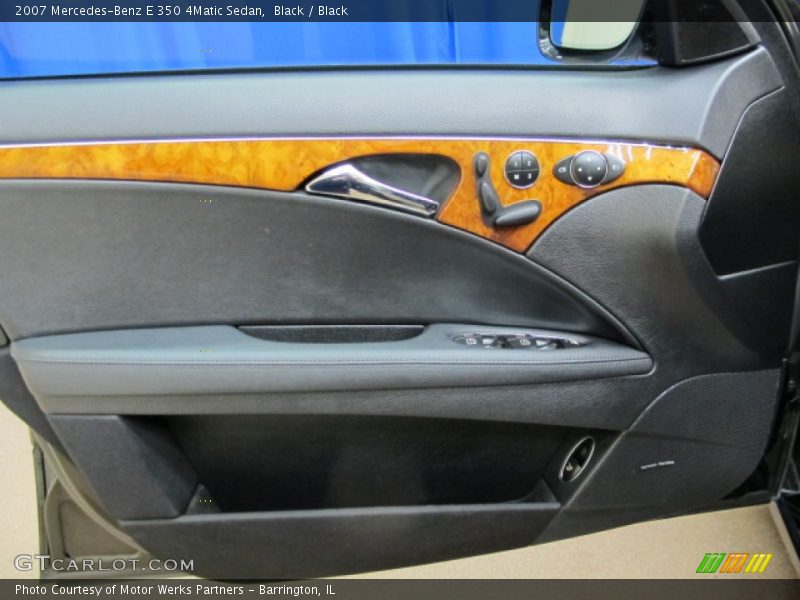 Black / Black 2007 Mercedes-Benz E 350 4Matic Sedan