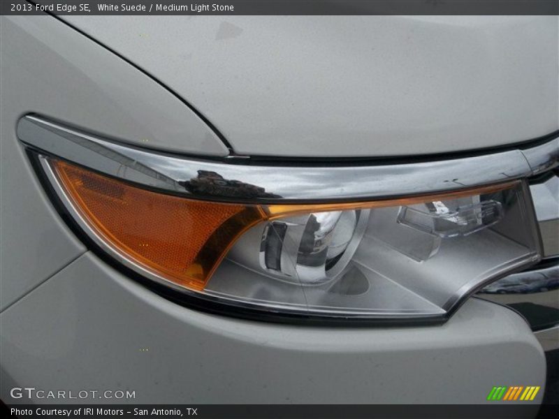 White Suede / Medium Light Stone 2013 Ford Edge SE