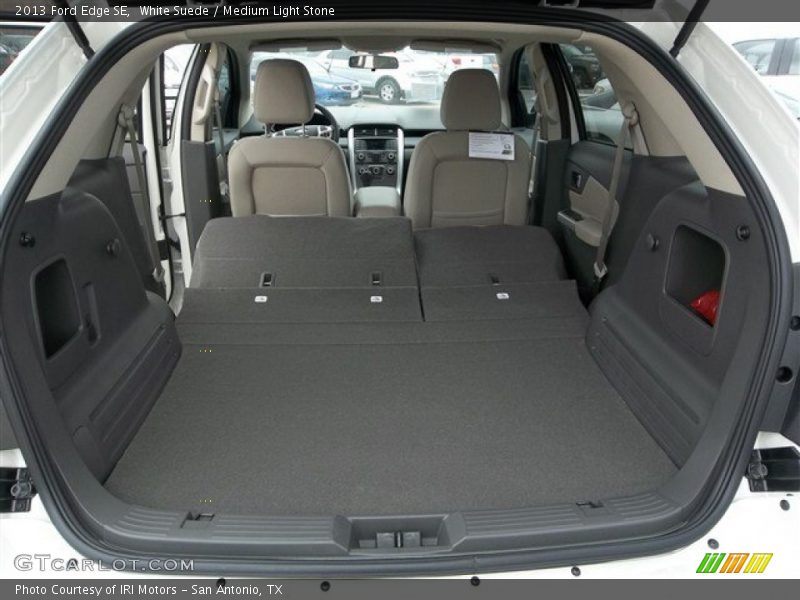 White Suede / Medium Light Stone 2013 Ford Edge SE