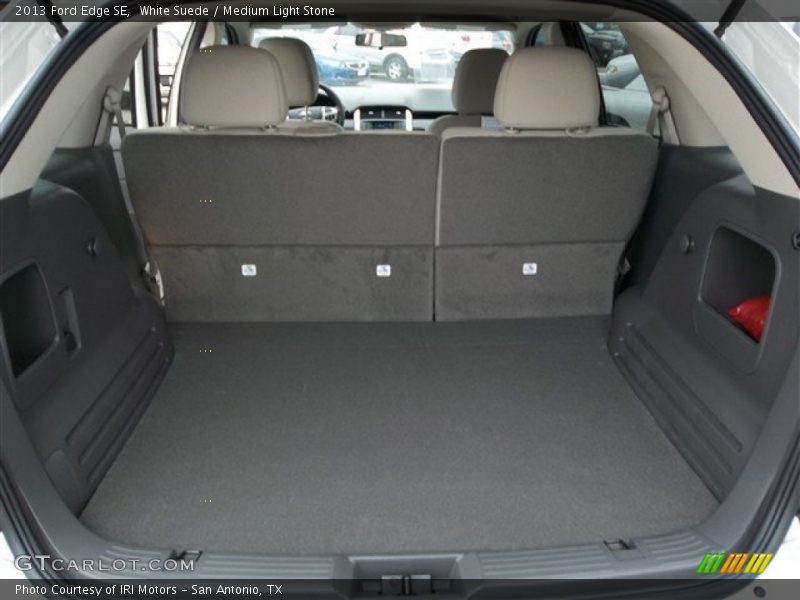 White Suede / Medium Light Stone 2013 Ford Edge SE
