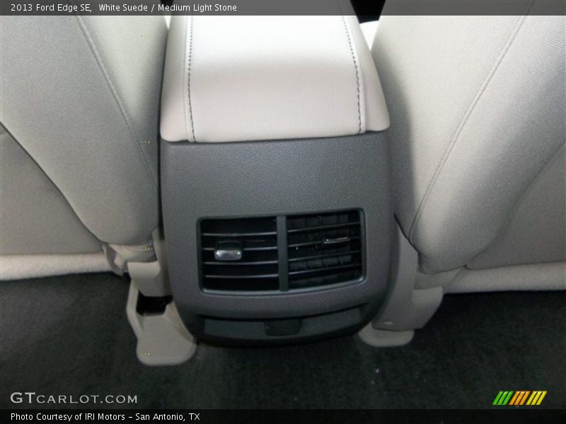 White Suede / Medium Light Stone 2013 Ford Edge SE
