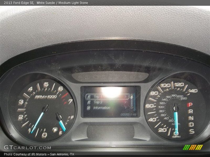 White Suede / Medium Light Stone 2013 Ford Edge SE