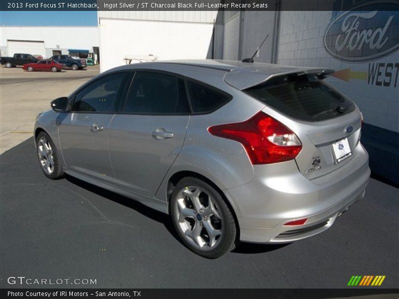 Ingot Silver / ST Charcoal Black Full-Leather Recaro Seats 2013 Ford Focus ST Hatchback