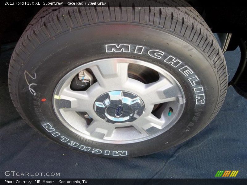 Race Red / Steel Gray 2013 Ford F150 XLT SuperCrew
