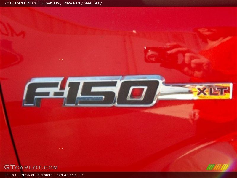 Race Red / Steel Gray 2013 Ford F150 XLT SuperCrew
