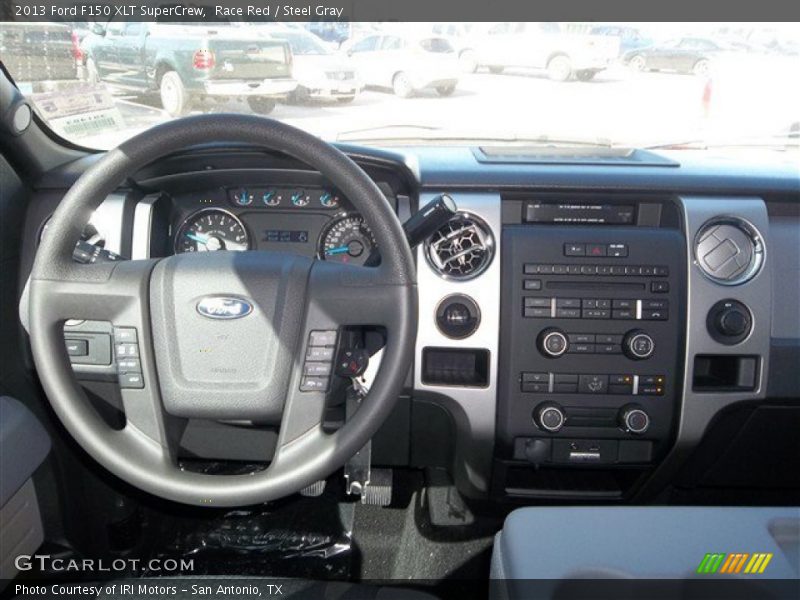Race Red / Steel Gray 2013 Ford F150 XLT SuperCrew