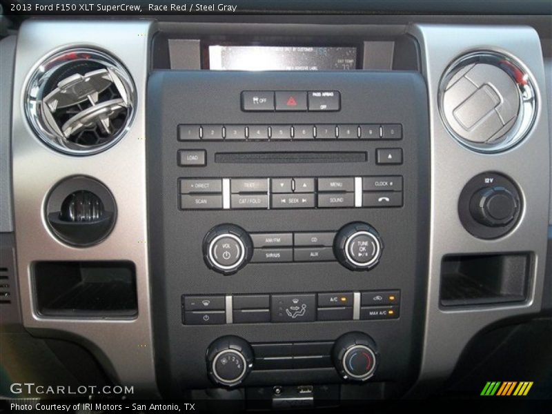 Race Red / Steel Gray 2013 Ford F150 XLT SuperCrew