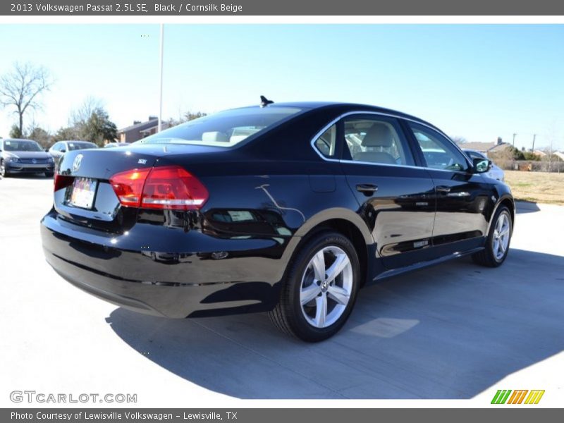 Black / Cornsilk Beige 2013 Volkswagen Passat 2.5L SE