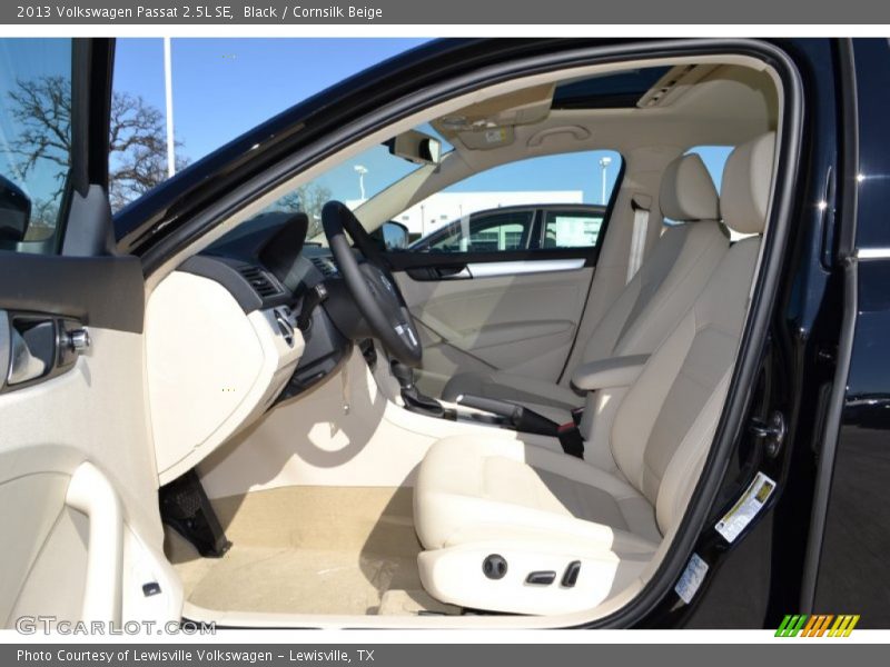 Black / Cornsilk Beige 2013 Volkswagen Passat 2.5L SE