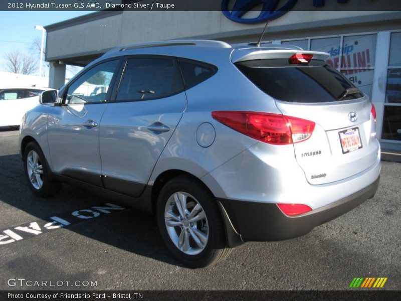 Diamond Silver / Taupe 2012 Hyundai Tucson GLS AWD