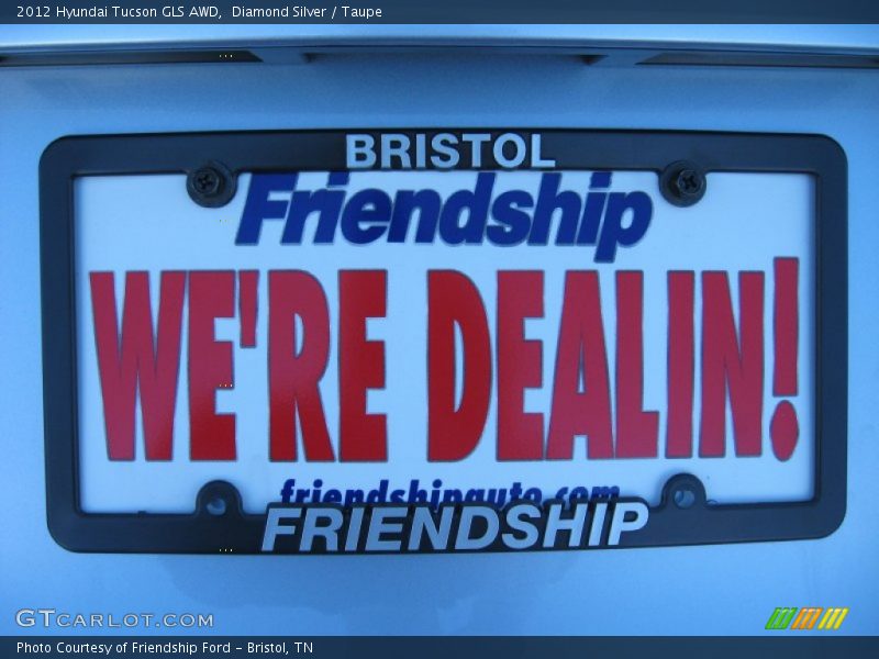 Diamond Silver / Taupe 2012 Hyundai Tucson GLS AWD