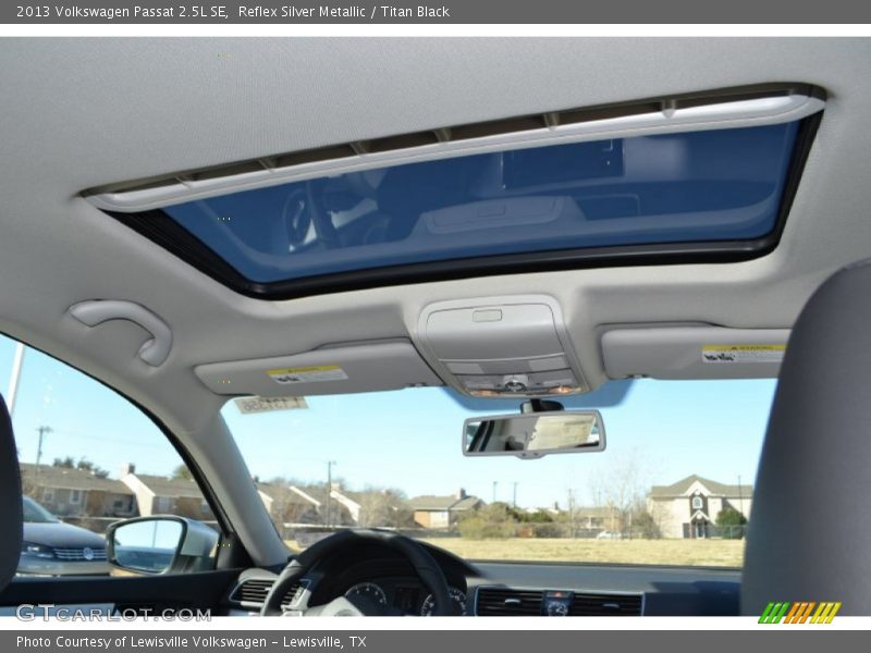 Reflex Silver Metallic / Titan Black 2013 Volkswagen Passat 2.5L SE