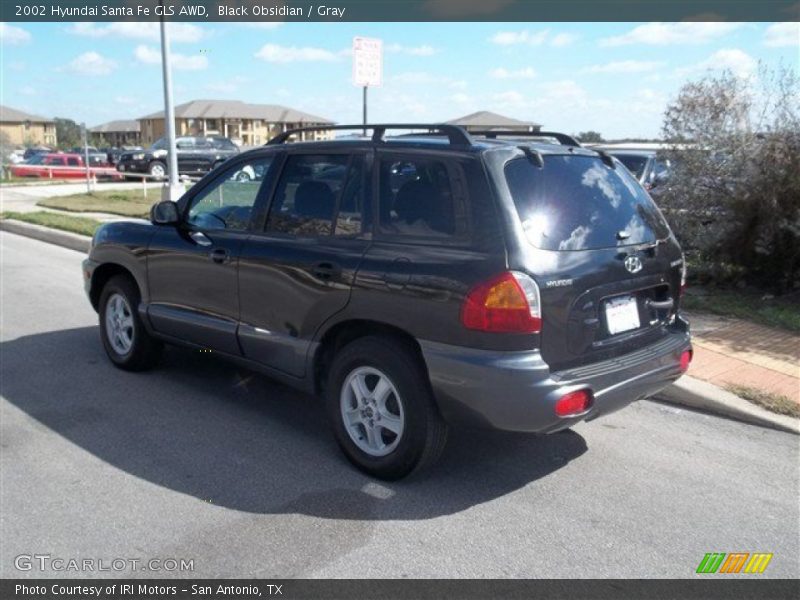 Black Obsidian / Gray 2002 Hyundai Santa Fe GLS AWD