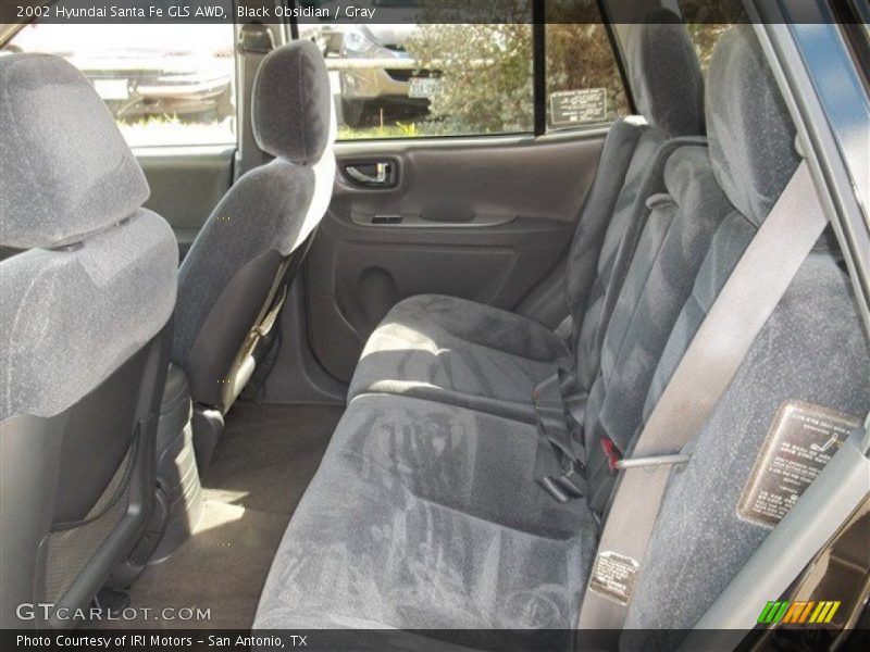 Black Obsidian / Gray 2002 Hyundai Santa Fe GLS AWD