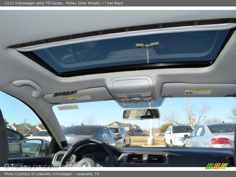 Reflex Silver Metallic / Titan Black 2013 Volkswagen Jetta TDI Sedan