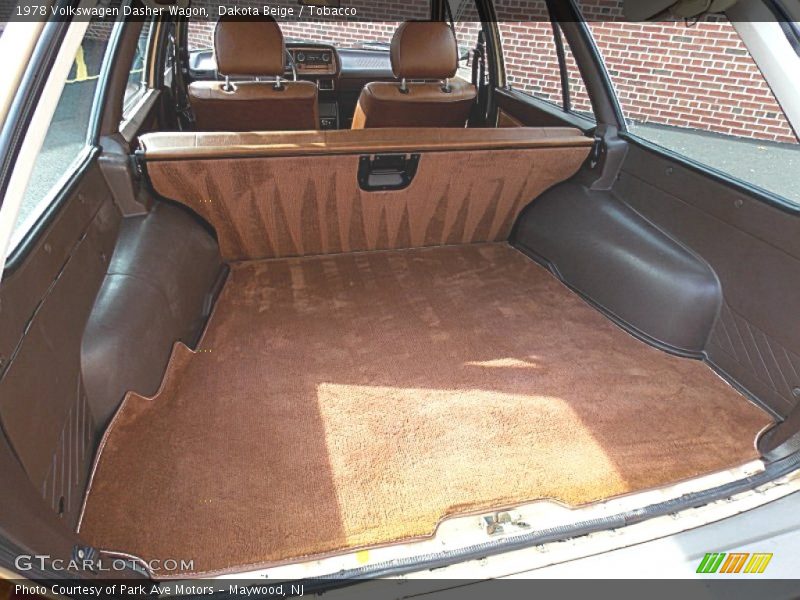  1978 Dasher Wagon Trunk