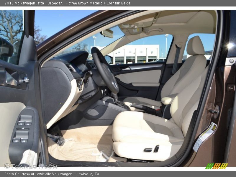 Toffee Brown Metallic / Cornsilk Beige 2013 Volkswagen Jetta TDI Sedan