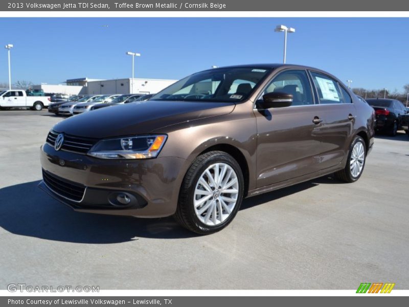 Toffee Brown Metallic / Cornsilk Beige 2013 Volkswagen Jetta TDI Sedan