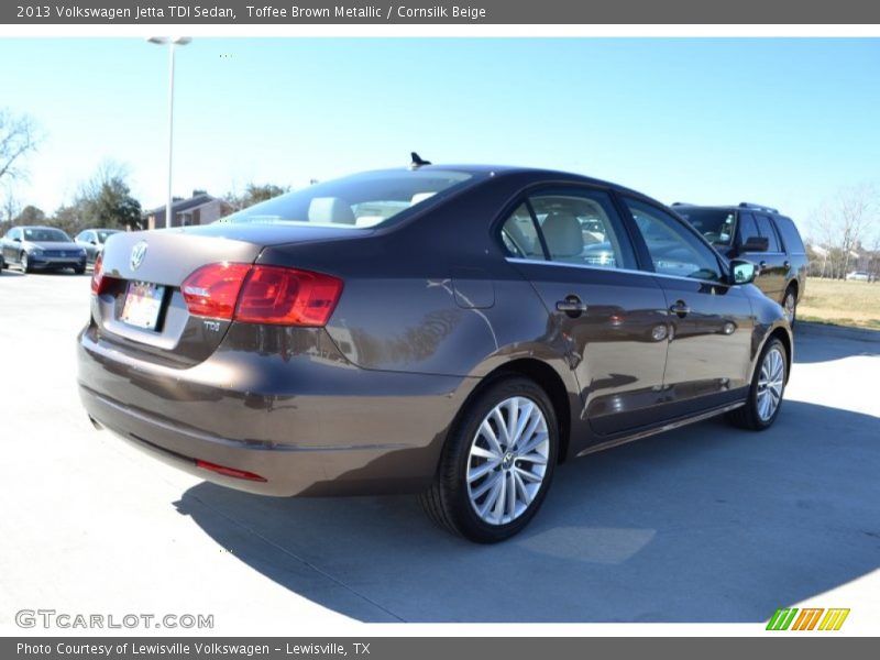 Toffee Brown Metallic / Cornsilk Beige 2013 Volkswagen Jetta TDI Sedan