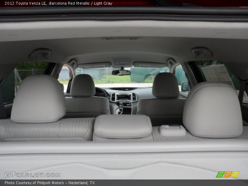 Barcelona Red Metallic / Light Gray 2012 Toyota Venza LE