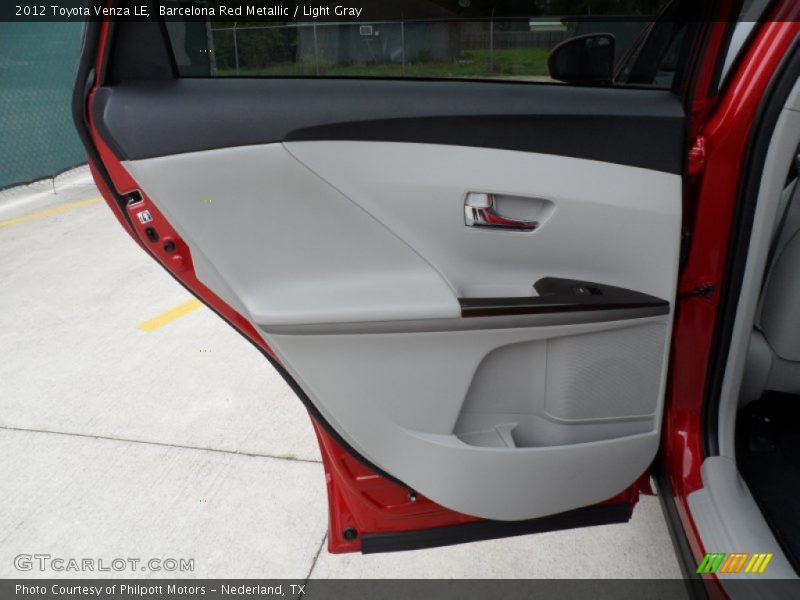 Barcelona Red Metallic / Light Gray 2012 Toyota Venza LE