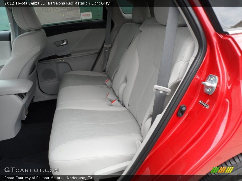 Barcelona Red Metallic / Light Gray 2012 Toyota Venza LE