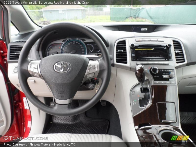 Barcelona Red Metallic / Light Gray 2012 Toyota Venza LE