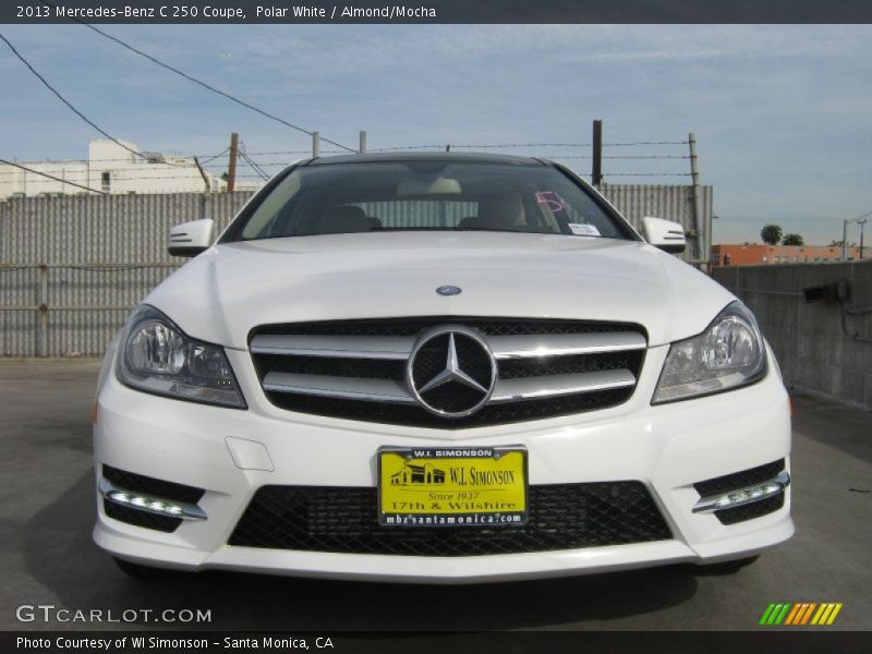 Polar White / Almond/Mocha 2013 Mercedes-Benz C 250 Coupe