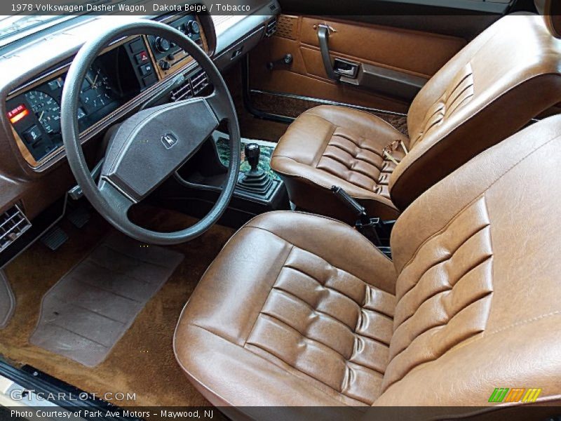 Front Seat of 1978 Dasher Wagon