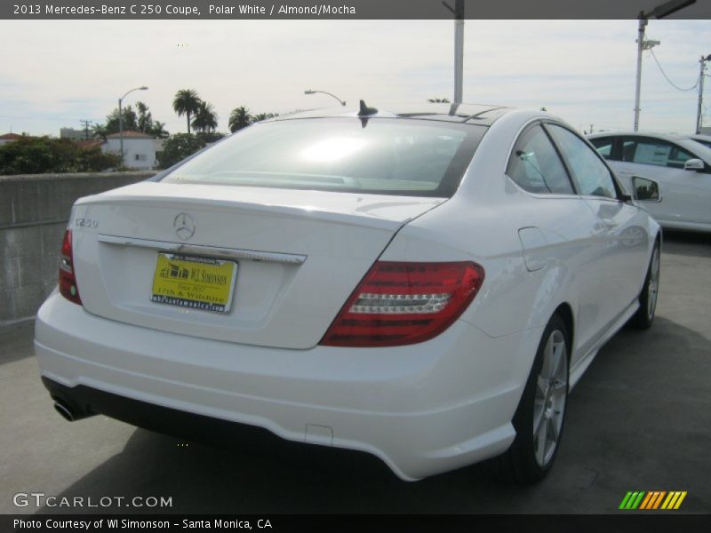 Polar White / Almond/Mocha 2013 Mercedes-Benz C 250 Coupe