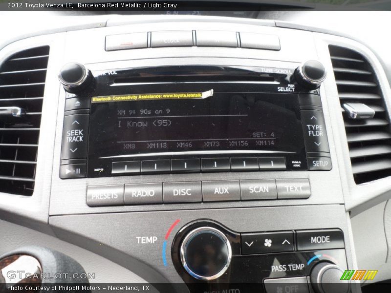 Barcelona Red Metallic / Light Gray 2012 Toyota Venza LE