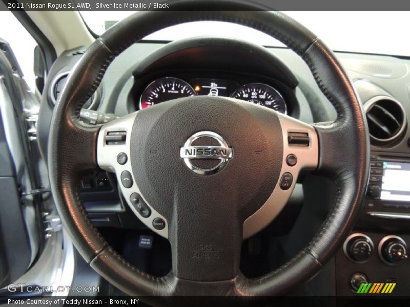 Silver Ice Metallic / Black 2011 Nissan Rogue SL AWD