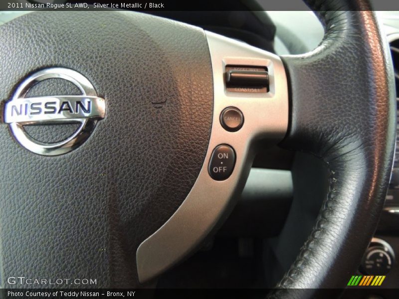 Silver Ice Metallic / Black 2011 Nissan Rogue SL AWD