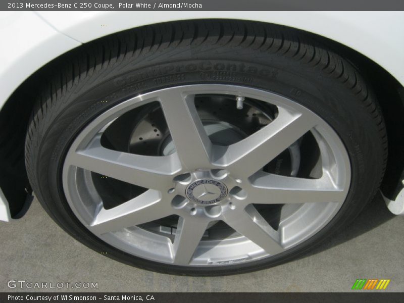 Polar White / Almond/Mocha 2013 Mercedes-Benz C 250 Coupe