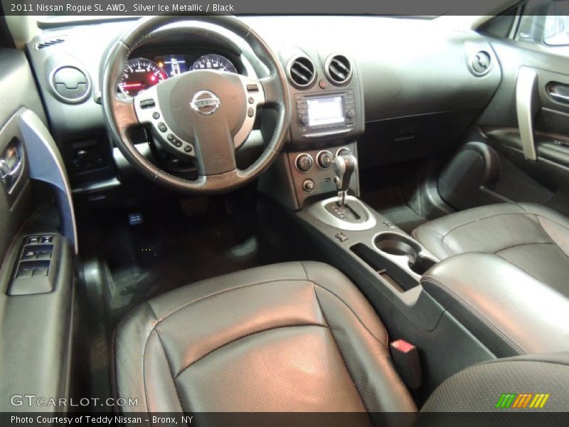 Silver Ice Metallic / Black 2011 Nissan Rogue SL AWD