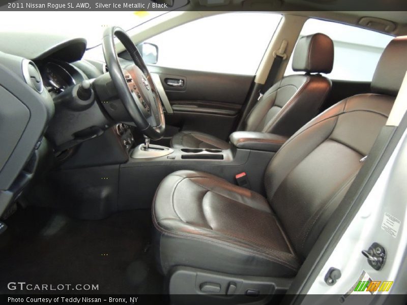 Silver Ice Metallic / Black 2011 Nissan Rogue SL AWD