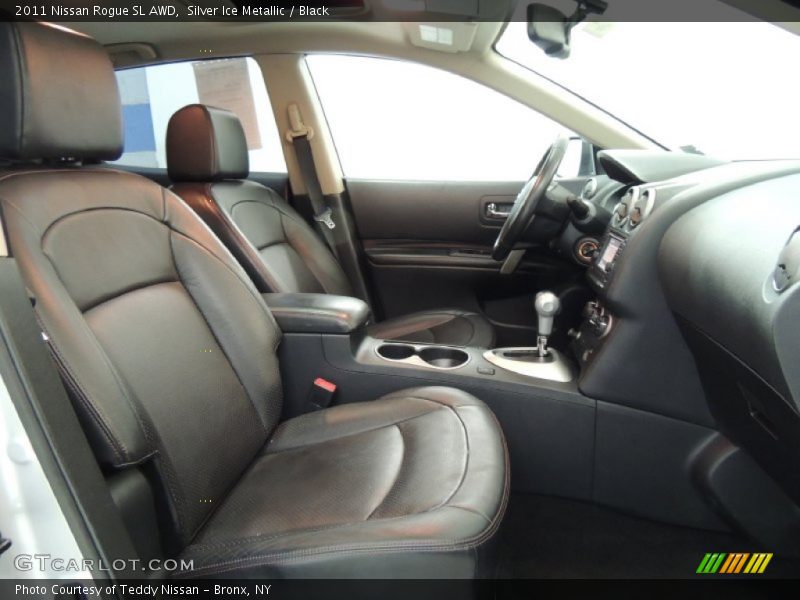 Silver Ice Metallic / Black 2011 Nissan Rogue SL AWD