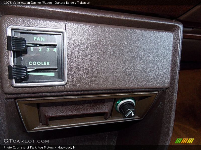 Controls of 1978 Dasher Wagon