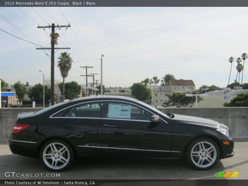 Black / Black 2013 Mercedes-Benz E 350 Coupe