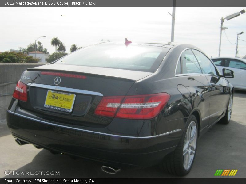 Black / Black 2013 Mercedes-Benz E 350 Coupe