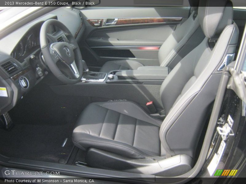 Black / Black 2013 Mercedes-Benz E 350 Coupe