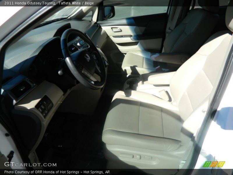 Taffeta White / Beige 2011 Honda Odyssey Touring