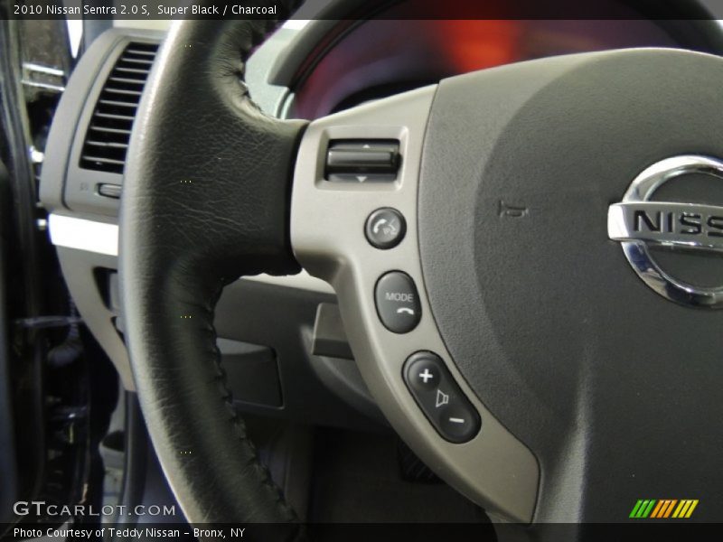 Super Black / Charcoal 2010 Nissan Sentra 2.0 S