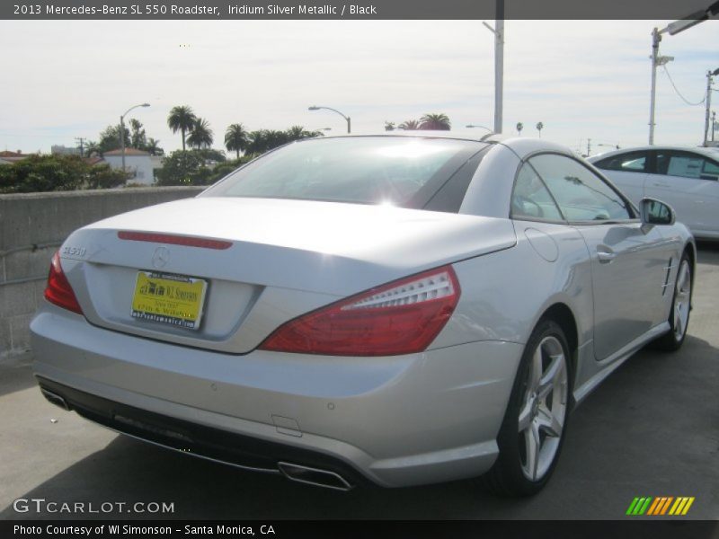 Iridium Silver Metallic / Black 2013 Mercedes-Benz SL 550 Roadster