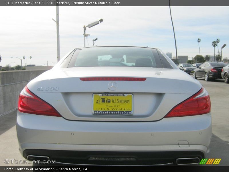 Iridium Silver Metallic / Black 2013 Mercedes-Benz SL 550 Roadster