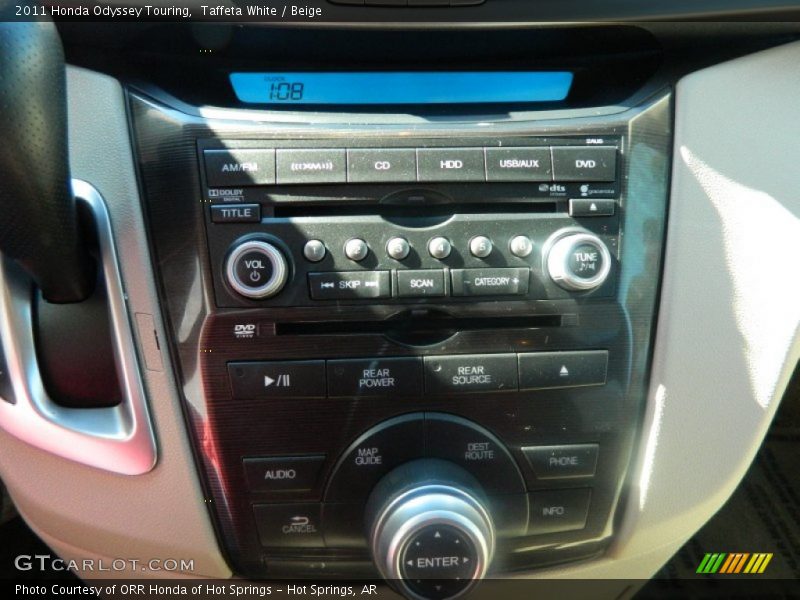 Taffeta White / Beige 2011 Honda Odyssey Touring