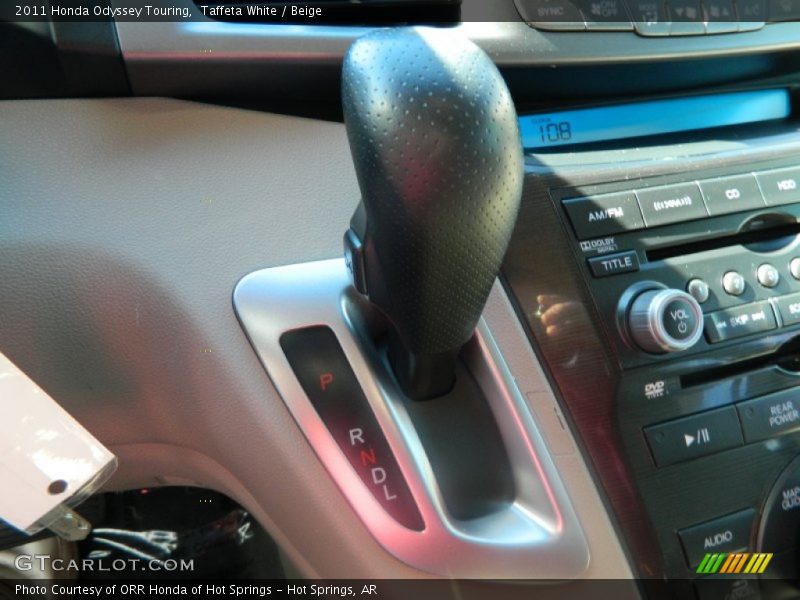Taffeta White / Beige 2011 Honda Odyssey Touring